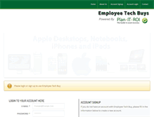 Tablet Screenshot of employeetechbuy.com
